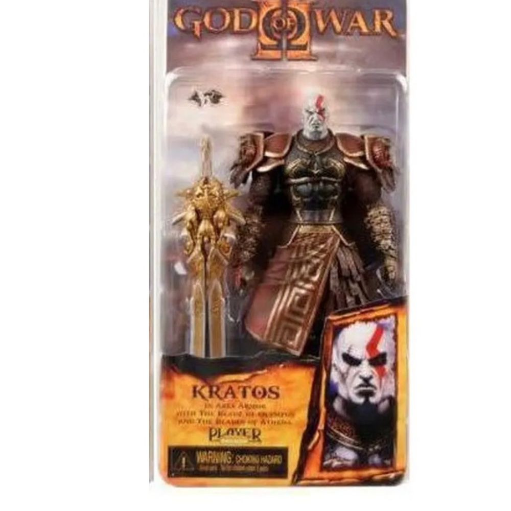 NECA Authentic God of War 3 Kratos Golden Armor 7" Action Figure Model Toys Gift